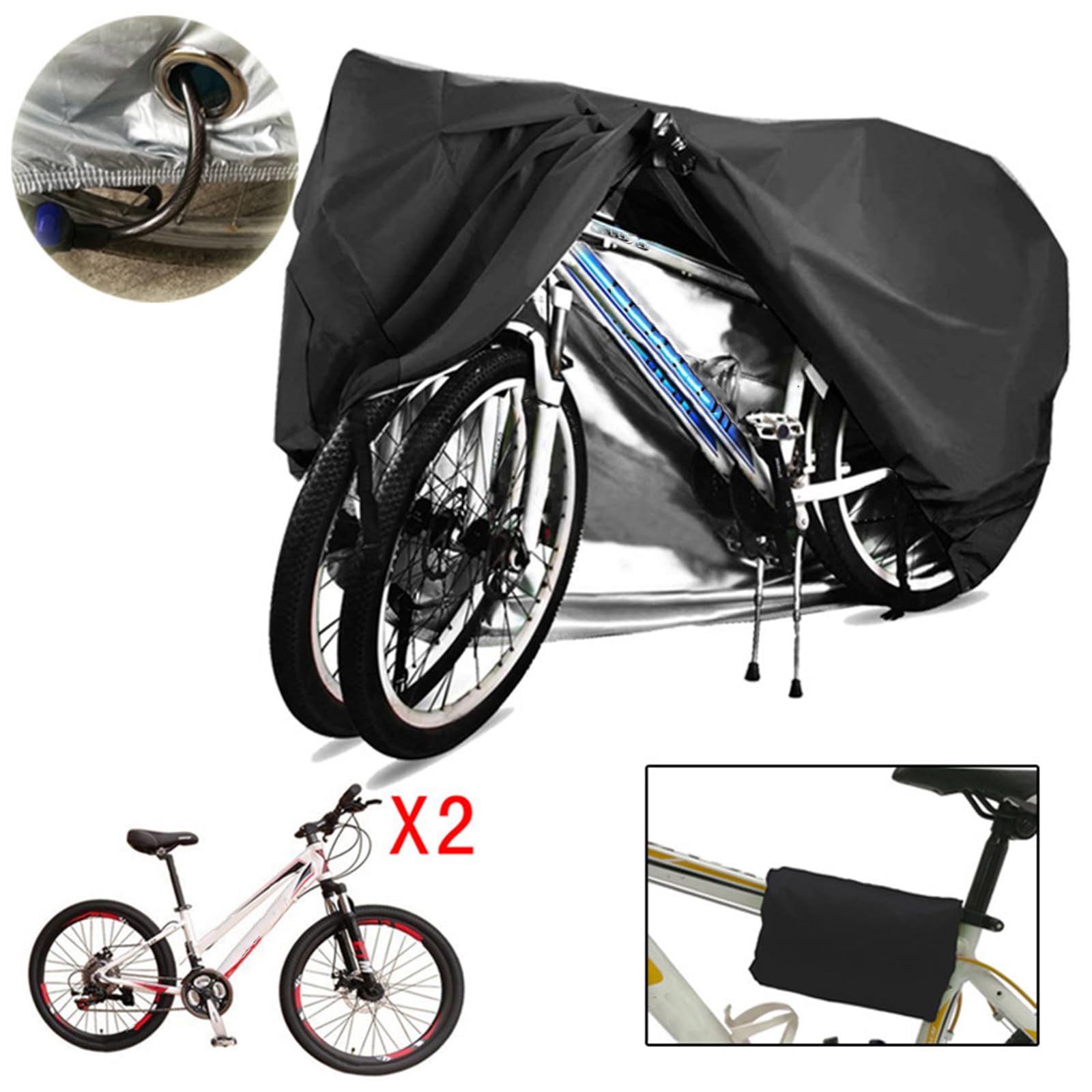 420D Housse Velo Exterieur Protection pour Trek Checkmate
