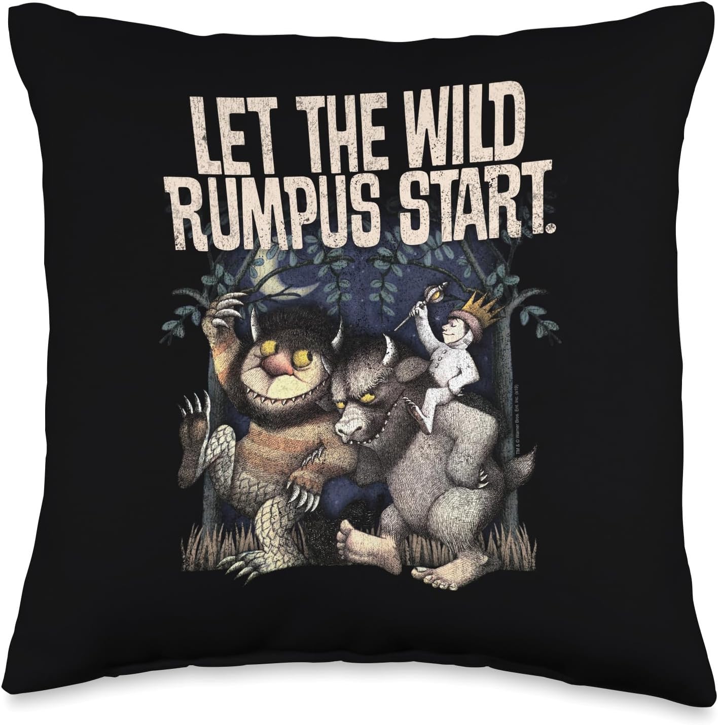 Where the Wild Things Are Wild Rumpus Throw Pillow