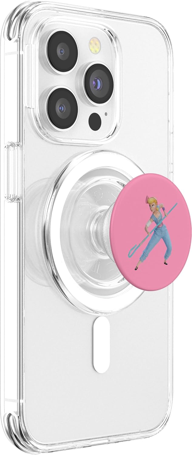 Disney Pixar Toy Story 4 Bo Peep Always Ready Pink Accessory PopSockets MagSafe PopGrip for iPhone