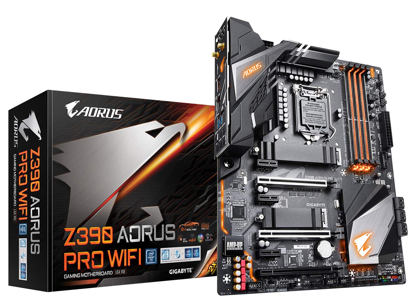Amazon | Gigabyte Z390 AORUS PRO WIFI motherboard LGA 1151 (Socket