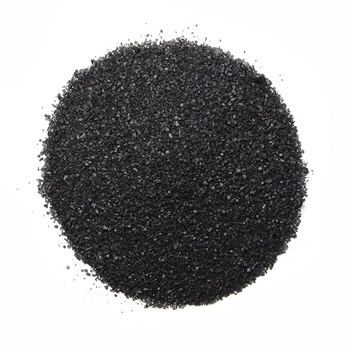 Miniatura 2 de Monterey Bay Herb Co. Sal marina hawaiana negra  Sal de lava negra  para alimentos asados y a la parrilla  Sal de acabado o uso cosmético  14 lb