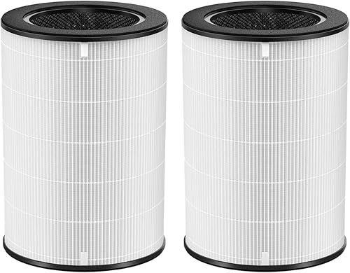 AP-T40FL Reemplazo de filtro, compatible con HoMedics AP-T40, AP-T40FL, AP-T40WT, AP-T40WTAR, AP-T45, AP-T45-BK y AP-T45-WT purificador de aire,
