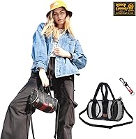 Vista 6 de Rough Enough - Bolso cruzado pequeño transparente para mujer, eventos de estadio, conciertos de campo