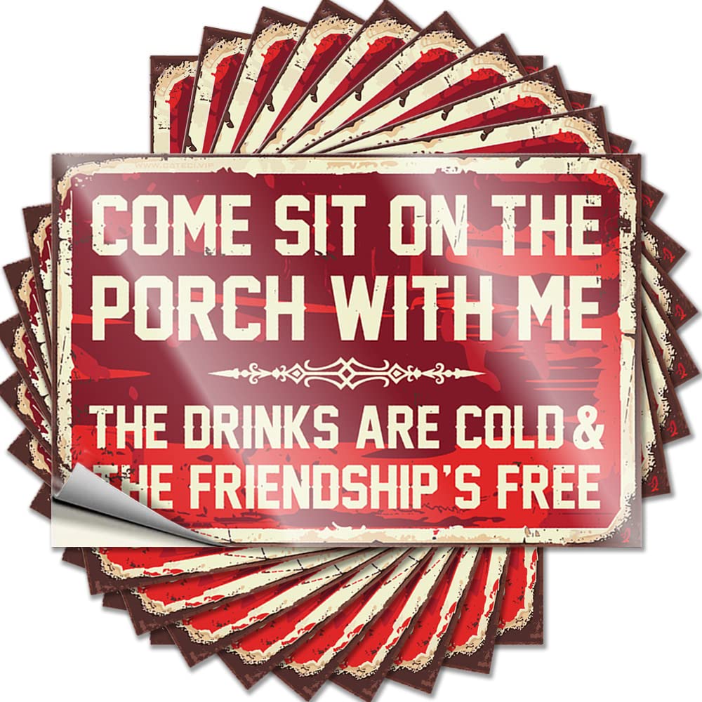Come Sit On The Porch With Me Decal - Teacher Appreciation Bulk Dentist