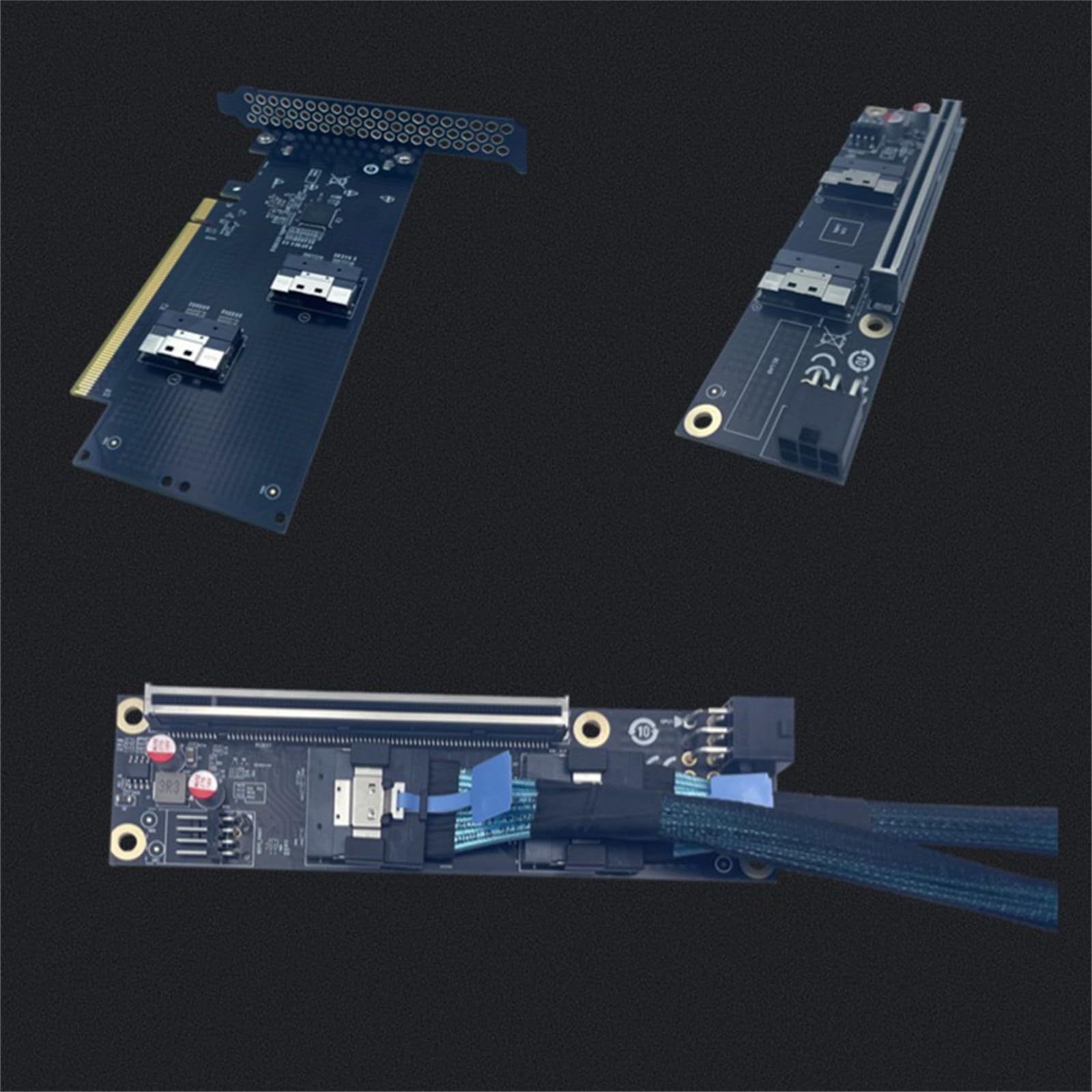 Scheda Split avanzata per sistemi PCIe4.0/5.0 Che Offre Prestazioni migliorate nelle Applicazioni per Data Center Adattatori GPU