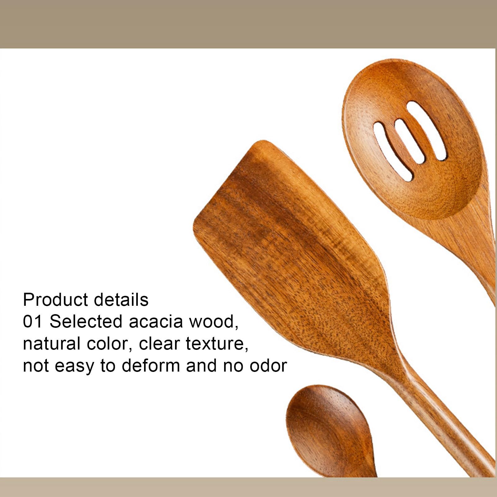 Ustensiles De Cuisine Anti-adhésif Naturel Sain Moderne Pâtisserie Mélange | Set D'Ustensiles De Cuisine 8 Pièces Manger naturel sain antiadhésif service mélange maison appartement
