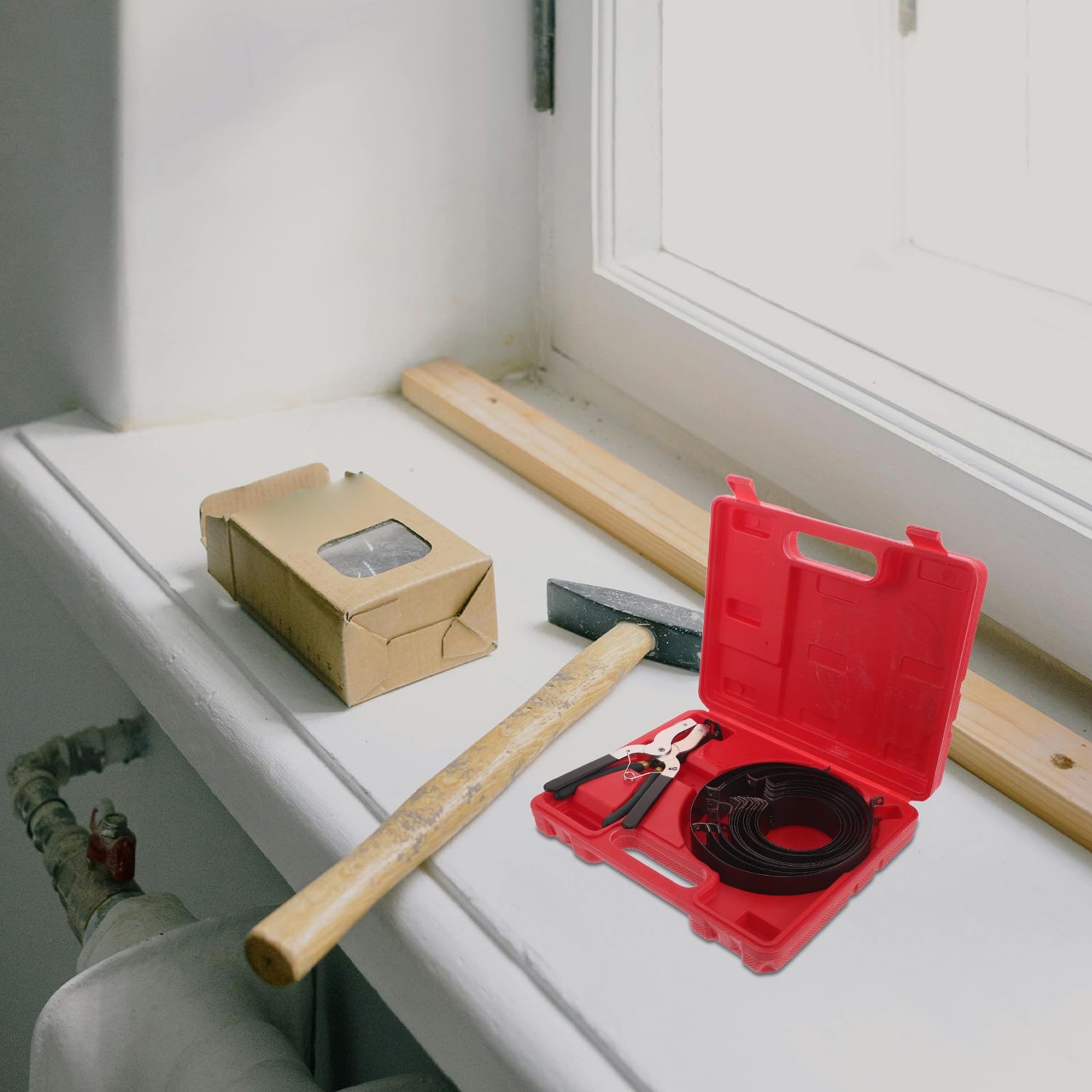 Herramienta de Instalación Herramienta de Montaje y Desmontaje y Resistente para Anillos de Pistón Compresor de Pistón para Automóviles