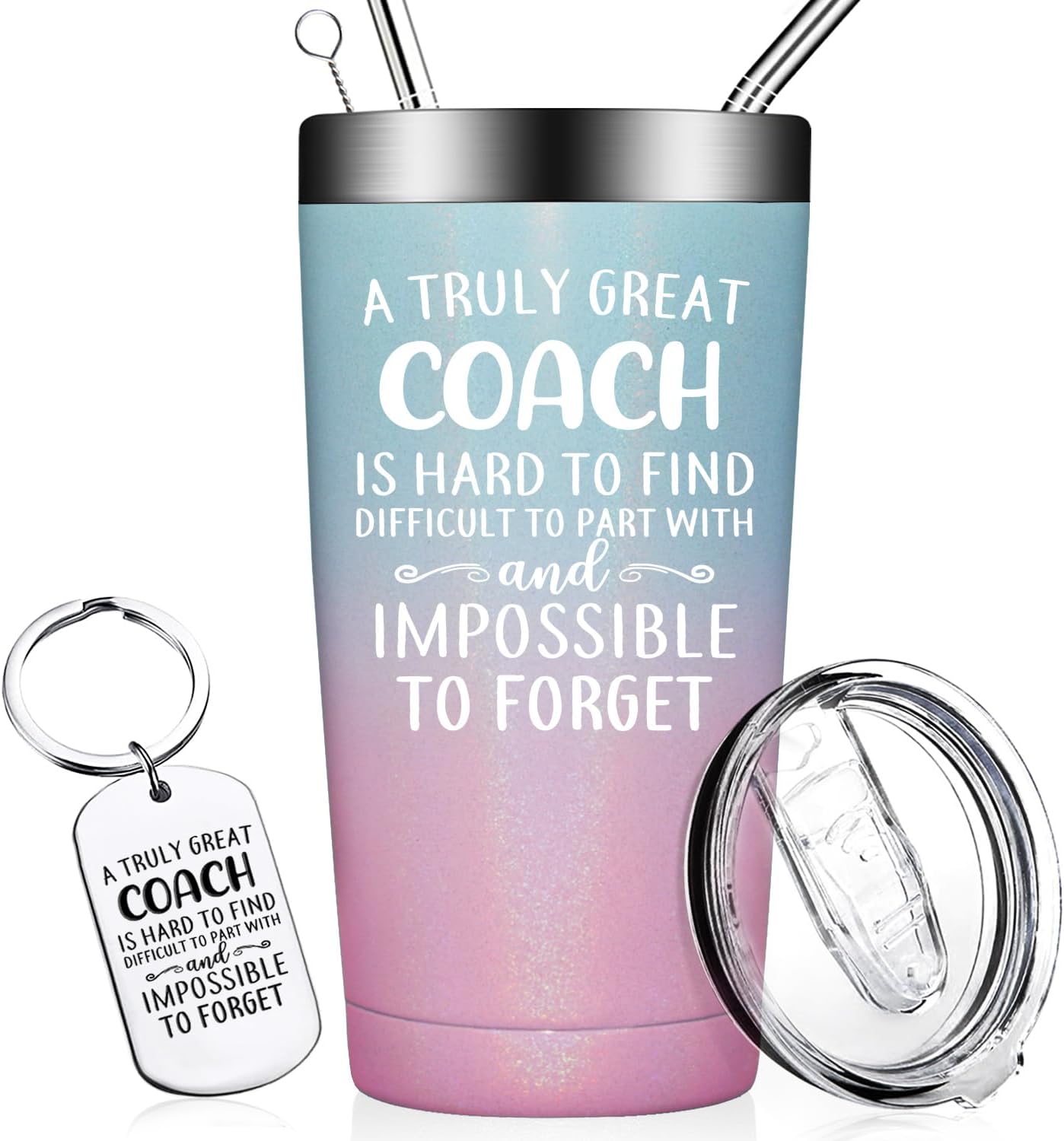 Coach Gifts for Men - Baseball, Soccer Coach Gift - Christmas Cheer Coaches Gifts - Football, Basketball, Swim Coaches Appreciation Gift - Tumbler 20oz
