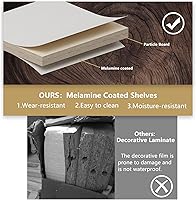 Vista 8 de 4 Drawer Short Tower, Modular Wood Closet System Organizer with Storage, Clothing Rack for Hanging Clothes, White, 25.5"W