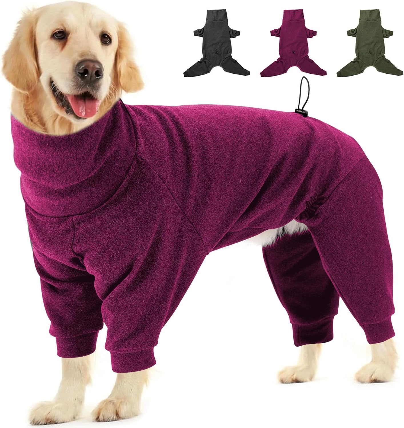 Buzo Polar para Perros Pelo Corto - Doble Capa Térmica