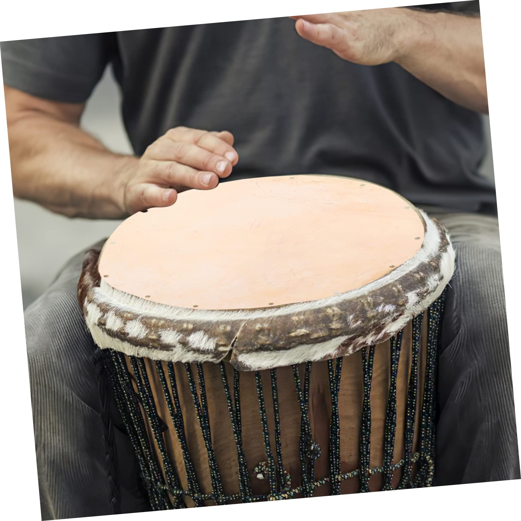 Abaodam 3piezas Cabezal De De De Natural Para Reemplazo De Doumbek De Instalar Para Percusión y Aprendizaje Musical