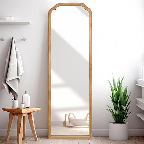 Vista 83 de WallBeyond Espejos de baño de madera para montar en la pared, espejos de pared con marco de madera rústica de 16 x 20 pulgadas, espejos de pared