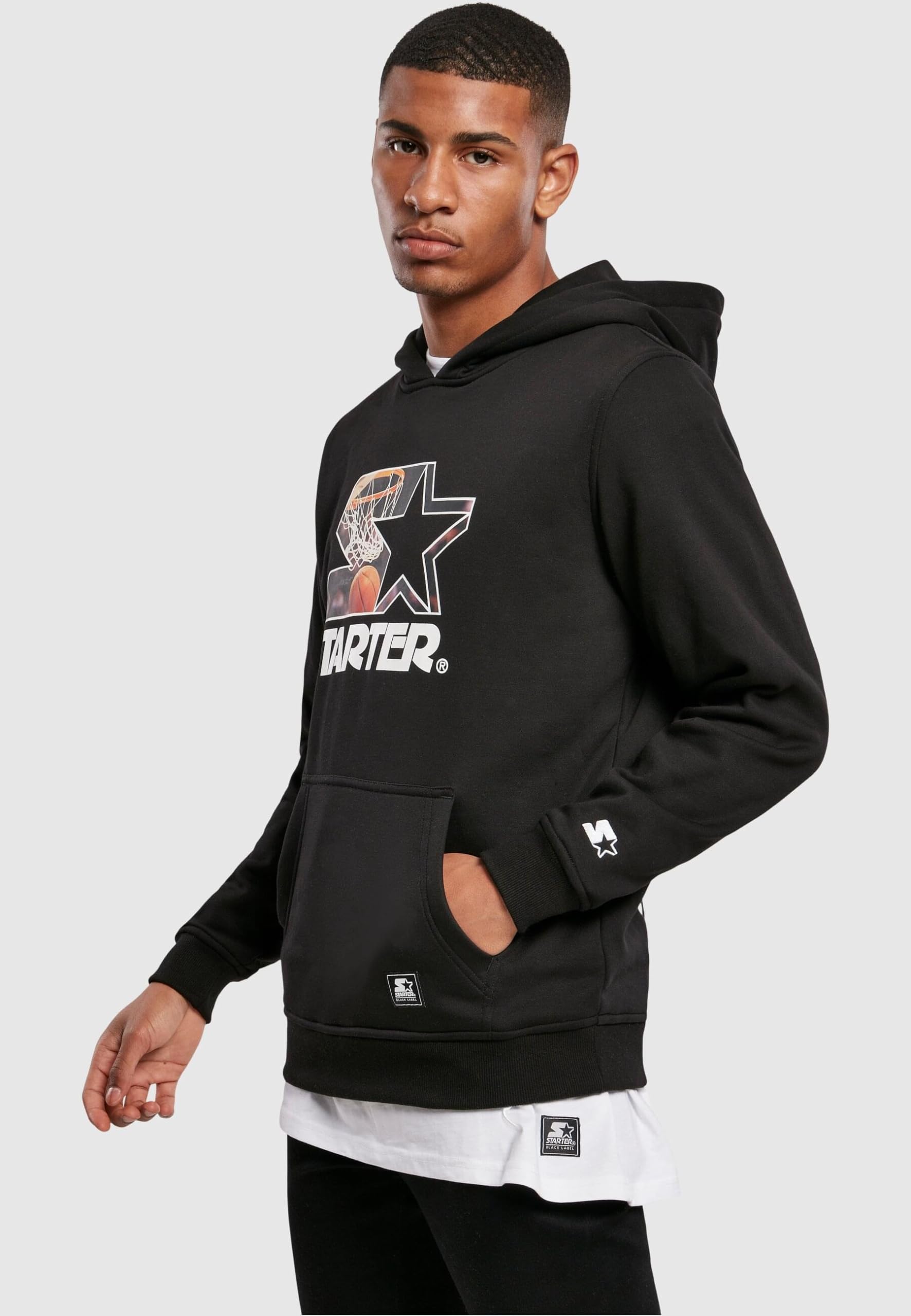 Starter Black Label Bluza z kapturem Mężczyźni Bluza Z Kapturem Starter All Net Hoody