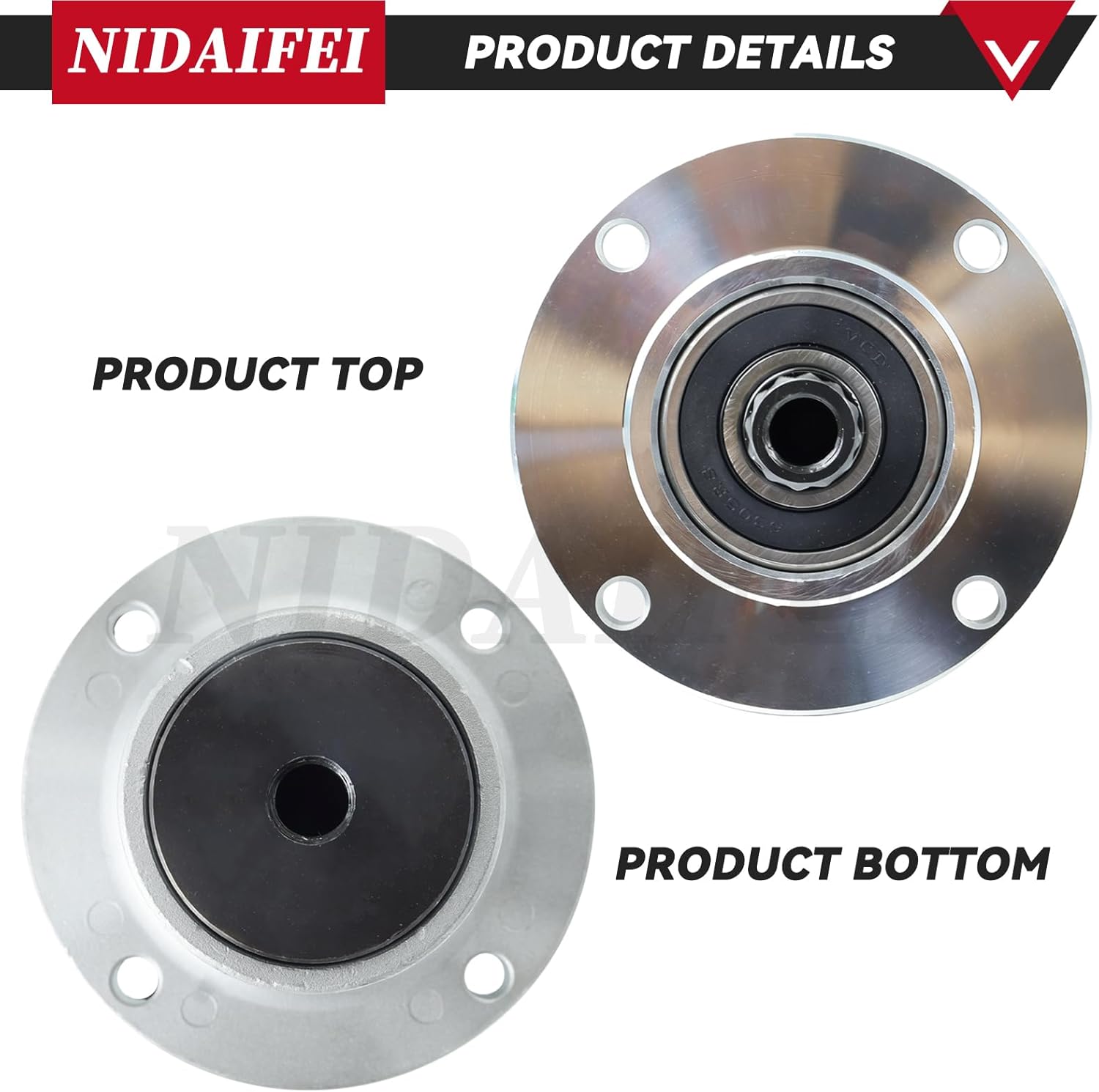 3 Pack 783506 Spindle Assembly with 786889 Pulley for Hustler Fastrak 54 inch Deck Spindle, Hustler 54, Hustler FasTrak 48, Hustler Fastrak SD 54 inch Spindle, Hustler FasTrak 52 Spindle
