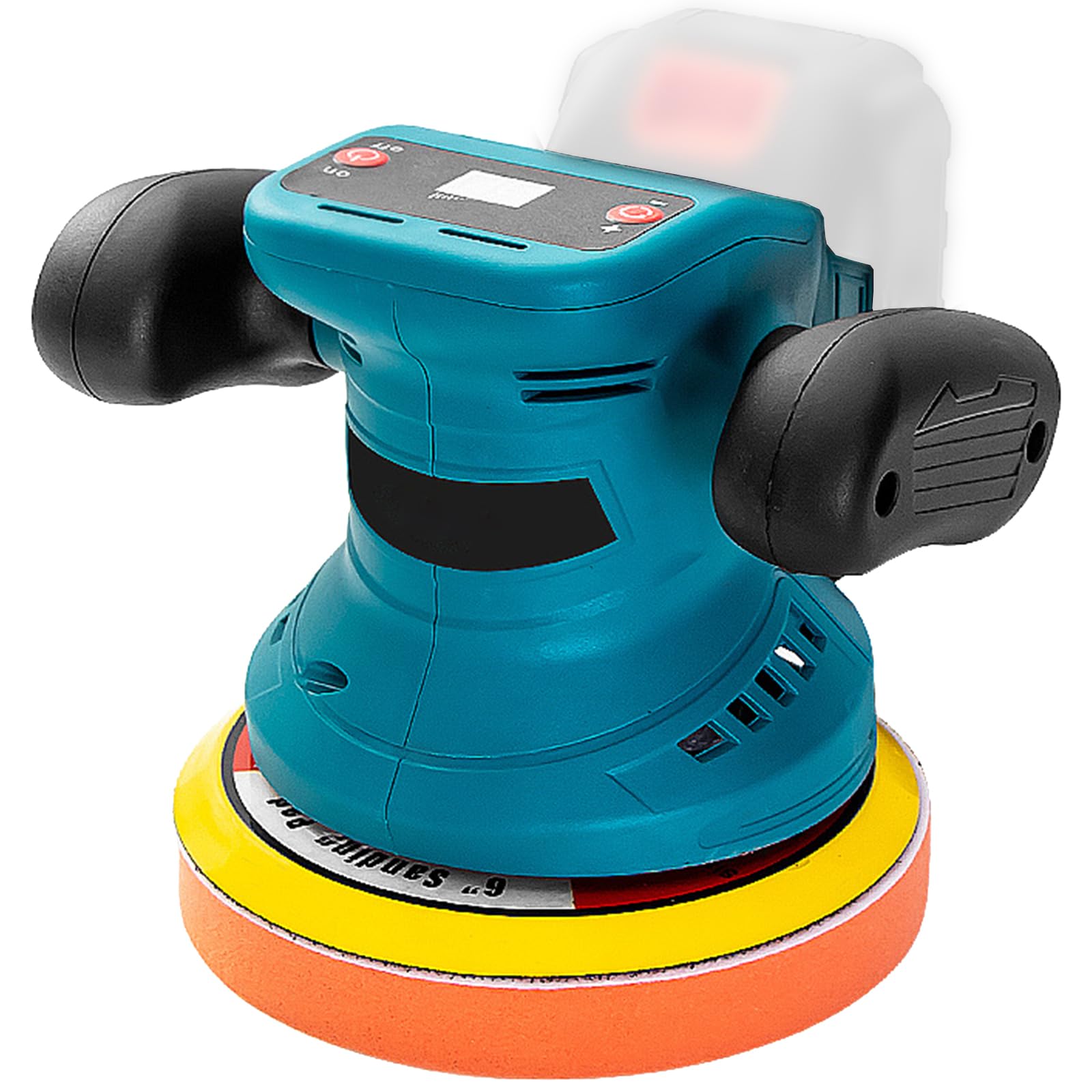 Máquina pulidora profesional para superficies de mármol automotrices, control de 3 velocidades, peso ligero, ergonómico, diseño ABS, máquina pulidora de coche