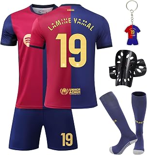 Camiseta de fútbol para niño, camiseta de fútbol para niños, camiseta de entrenamiento de fútbol, camiseta con camiseta corta, calcetines y espinilleras
