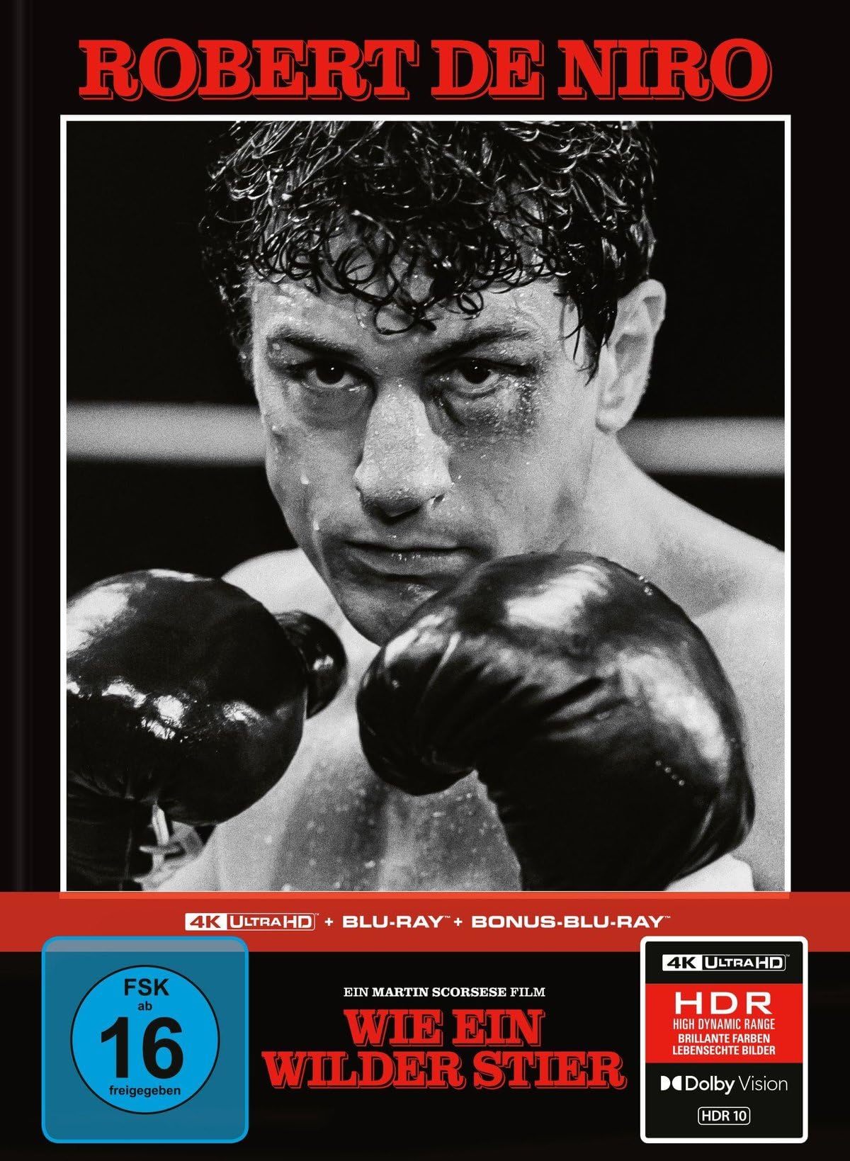 Wie ein wilder Stier   Raging Bull   (4K UHD Mediabook) (4K UHD | Blu-ray)