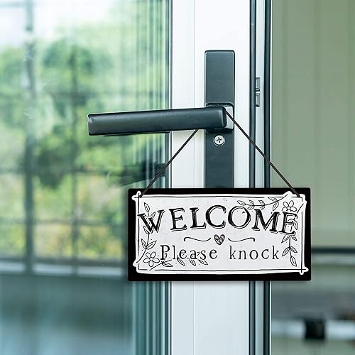 Miniatura 10 de Putuo Decor Letrero reversible de doble cara con texto en inglés "In Session Do Not Disturb", para negocios, oficina, terapeuta, clínica,