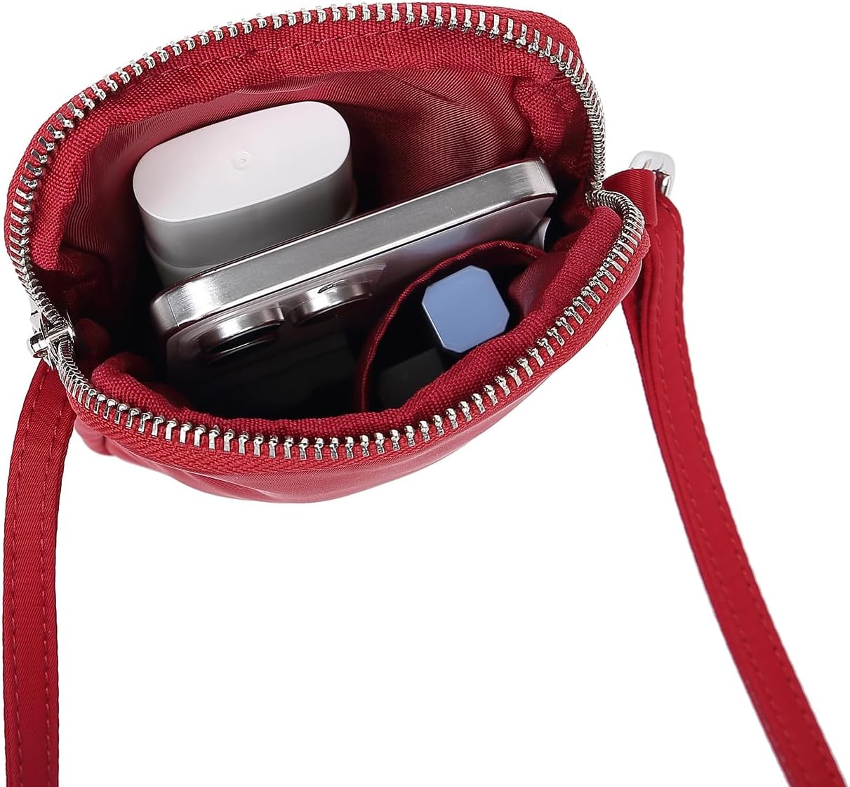 Small Crossbody Purse Zipper Cell Phone Bag Mini Shoulder Purse Wallet Smart Phone Wallet with Credit Card Solts | Small, Zipper, Mini, Wallet, Credit Card Slots - Image 8