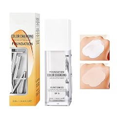 Foundation Makeup Colour Changing Foundation Moisturises Skin Creates a Natural Flawless Makeup Waterproof and Sweatproof Suitable for Many