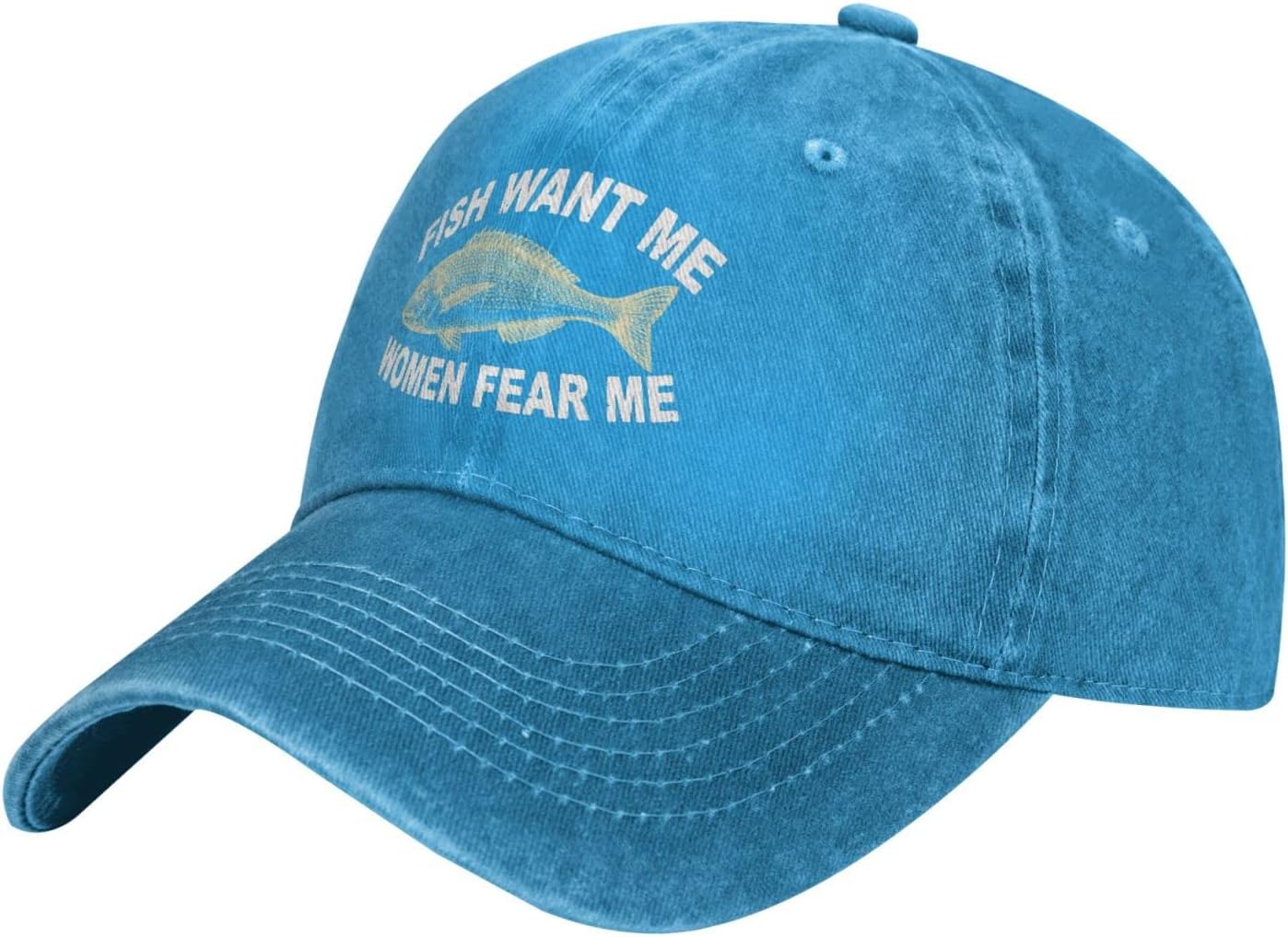 Hat Women Want Me Fishes Fear Me Hat for Women Dad Hats Trendy Caps - Image 2