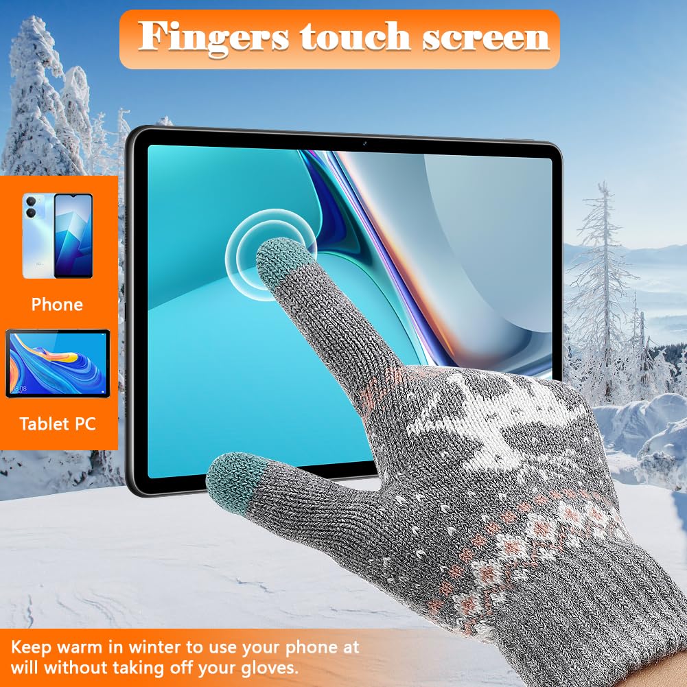 Dreamtop Guanti Riscaldati USB Per Uomo E Donna, Guanti