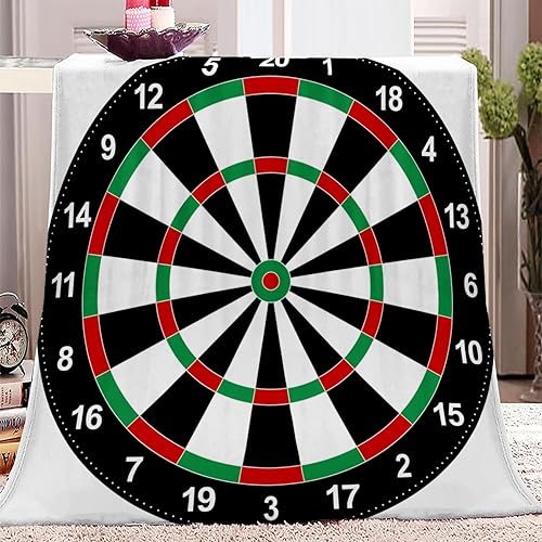 Manta de invierno y otoño para sofá de 60 x 80 pulgadas, manta de franela de forro polar acogedora con patrón de blanco de color, manta suave para