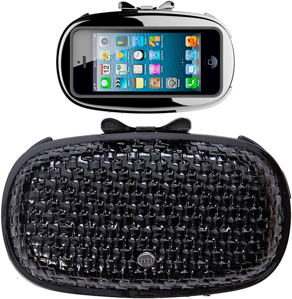 iPhone Purse Case 5SE, 5 & 5S Delicious Agent Black Weave