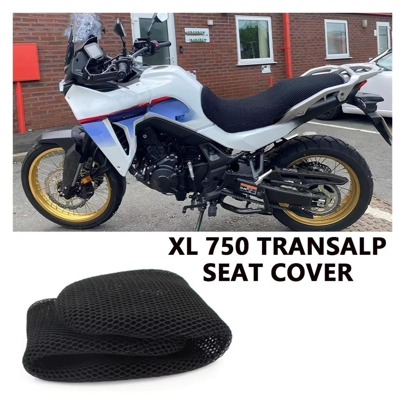 Coprisella Coprisedile Moto Cuscino Per Hond&a XL 750 Transalp