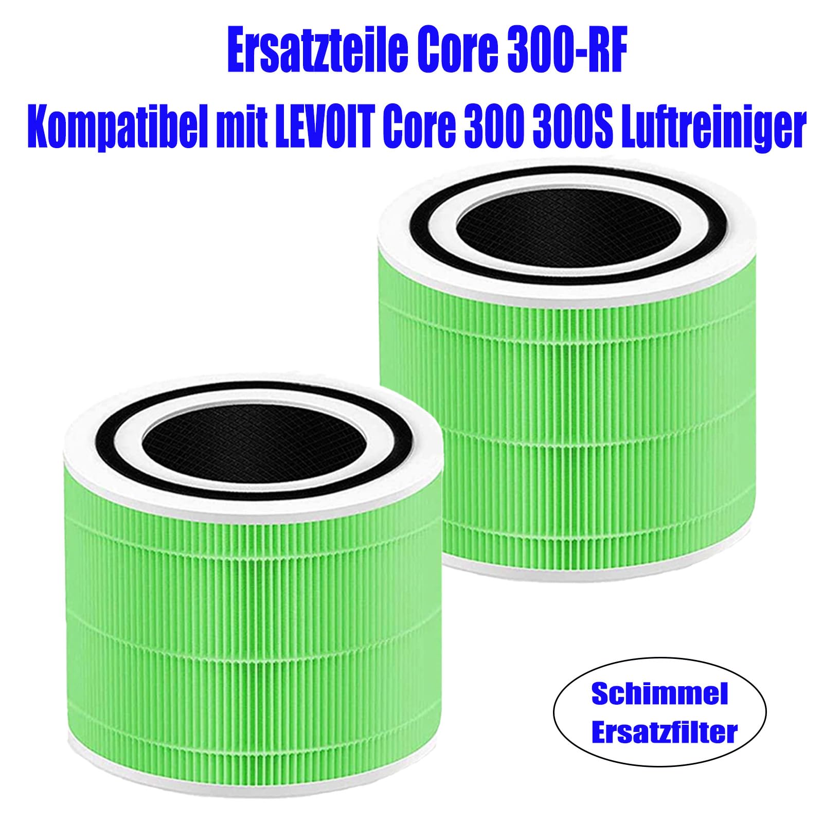 2 Filtri Di Ricambio LEVOIT Core 300 - Filtrazione 3 In 1 HEPA H13 Per Purificatori D'Aria Core 300/300S - Foto 6