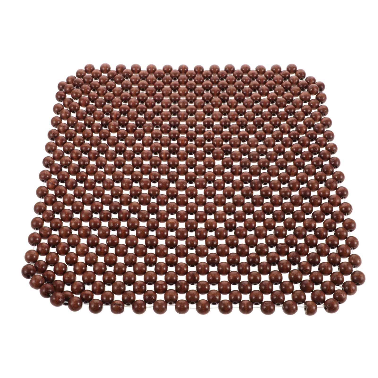 Ciieeo Cuscino per Sedile Legno Perline Protezione per Accessorio Versatile per Conducente e Passeggeri Comfort e per Lunghi Viaggi
