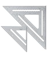 Vista 8 de Mr. Pen - Escuadra de Metal, 7 Pulgadas, Escuadra de Aluminio para Carpintería, Herramienta de Escuadra para Carpinteros, Escuadras de Carpintería