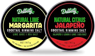 DELITASTY Margarita Salt Rimmer Set- Salt Rimmer for Cocktails - Lime Sa...
