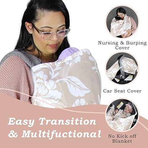 Miniatura 5 de Toldo protector multiusos para bebé y tapete de juego, funda de lactancia o lactancia, funda de asiento de bebé resistente a la intemperie, asiento