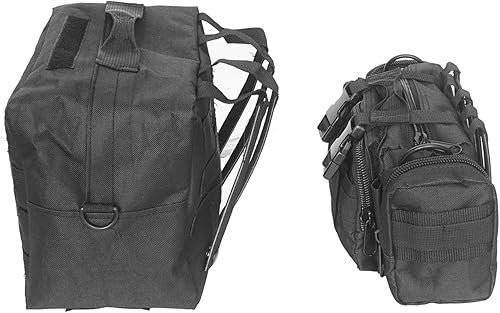 Miniatura 8 de Hooke Road Wrangler - Bolsas de almacenamiento para puerta trasera, kit organizador de carga para Jeep JK Wrangler y Unlimited 2007-2018