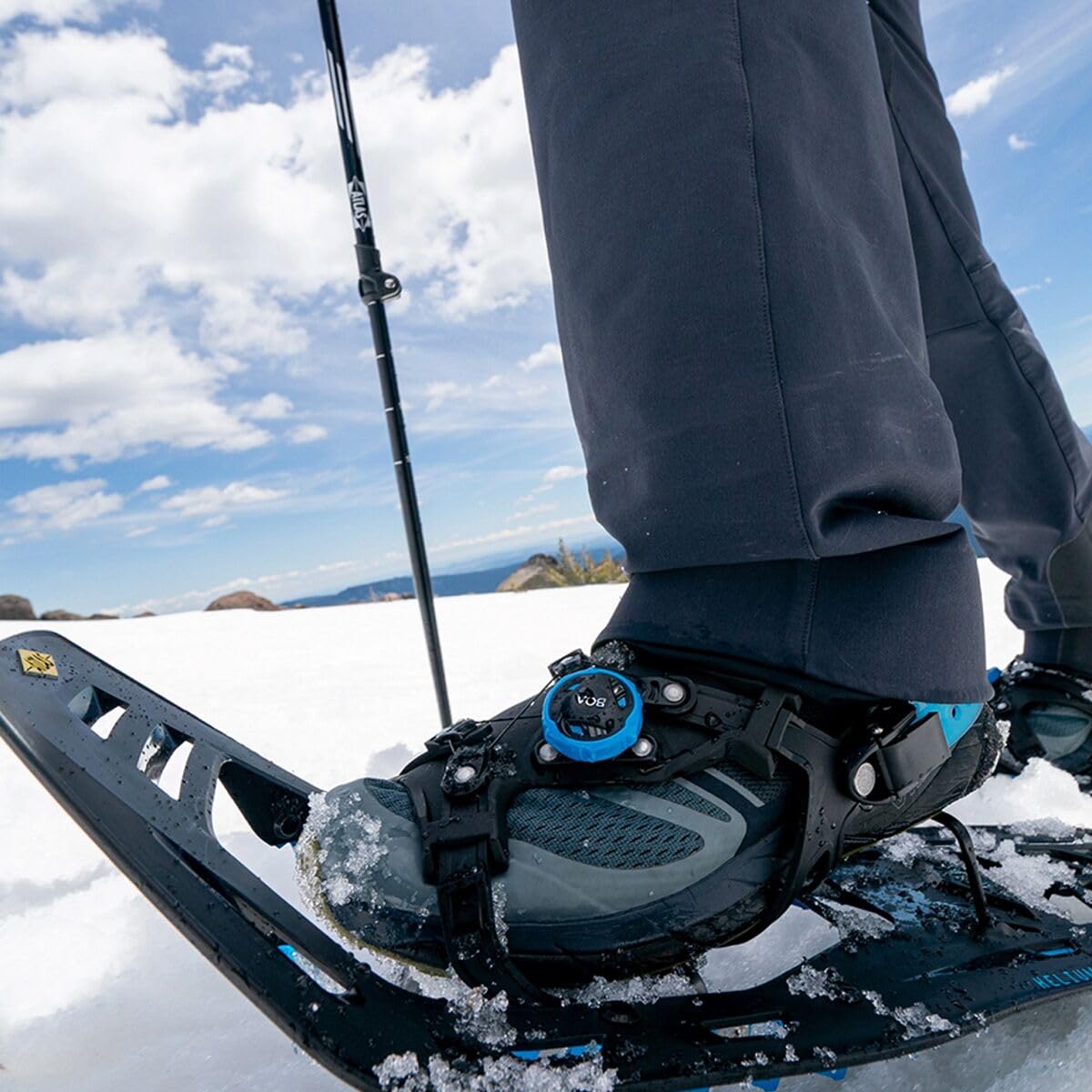 Amazon.com : Atlas Snowshoes Helium-MTN Snowshoe, Blue, 26