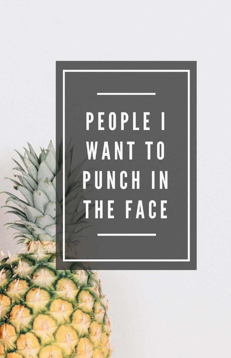 People I Want To Punch In The Face (Notebook)