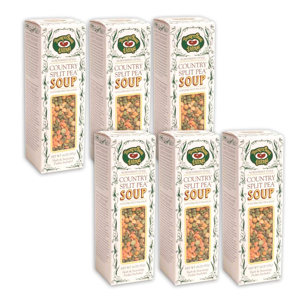 Country Split Pea Dry Soup Mix Pack of 6 14 Ounces of