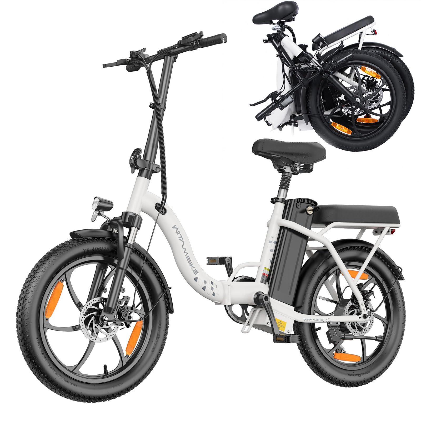 TIGUOWISH VTT Électrique Adulte - Vélo Électrique Homme Batterie Amovible 48V Moteur sans Balais - Autonomie 50km - Suspension Hydraulique