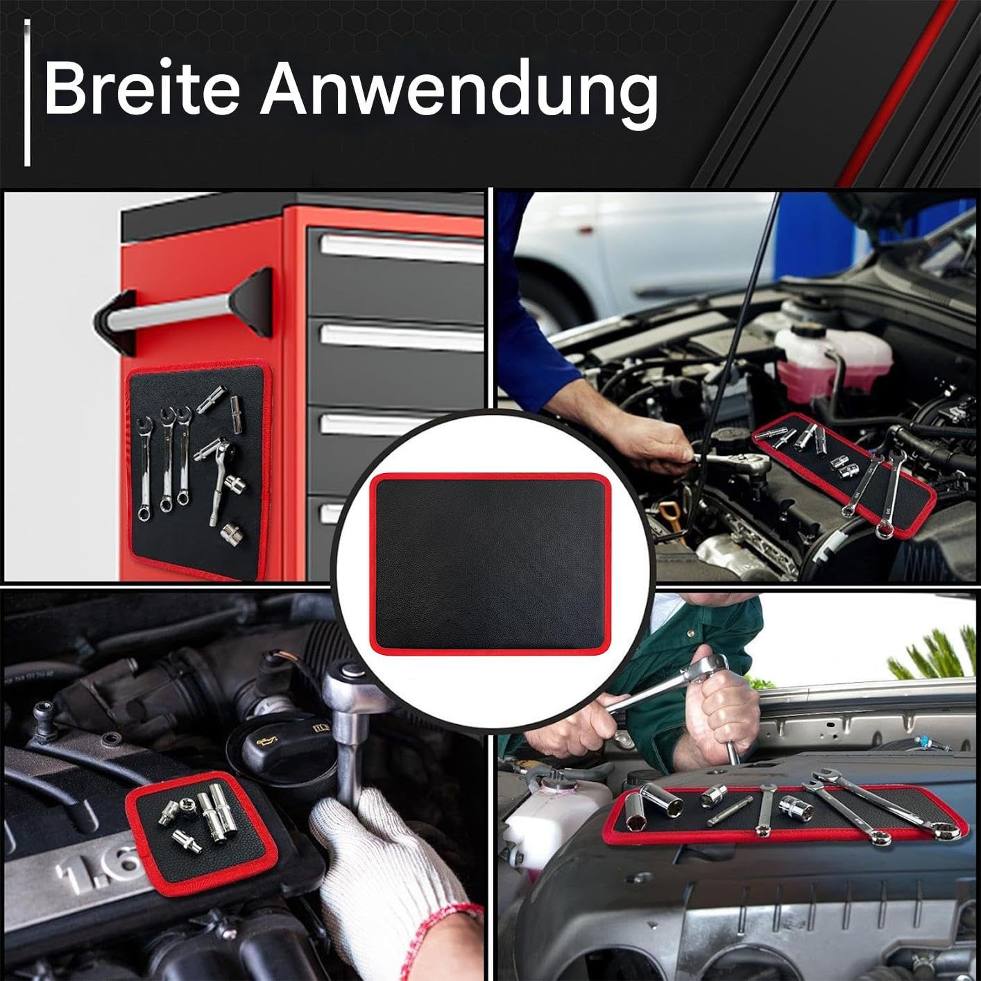 Tappetino Magnetico Organizer Viti Bulloni Utensili Stoccaggio | Portapezzi Magnetico Pesante per Garage, Officina, Manutenzione Casa, Elettronica, Cantiere Edile, Lavorazione Metalli