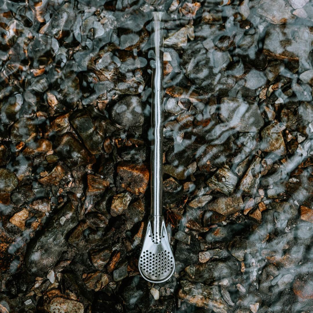 Mate Tee Set Bio 3 Matesorten doppelwandiger Edelstahl Matebecher Bombilla schwarz