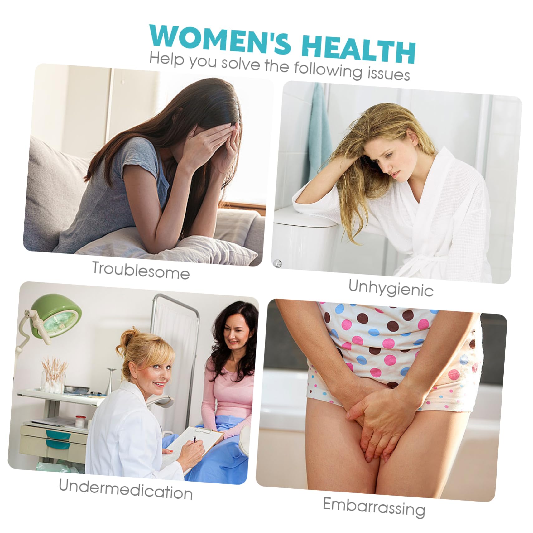 Ipetboom Gynecological Care Injector 20pcs Private Tubes Suppositories Women Supplies