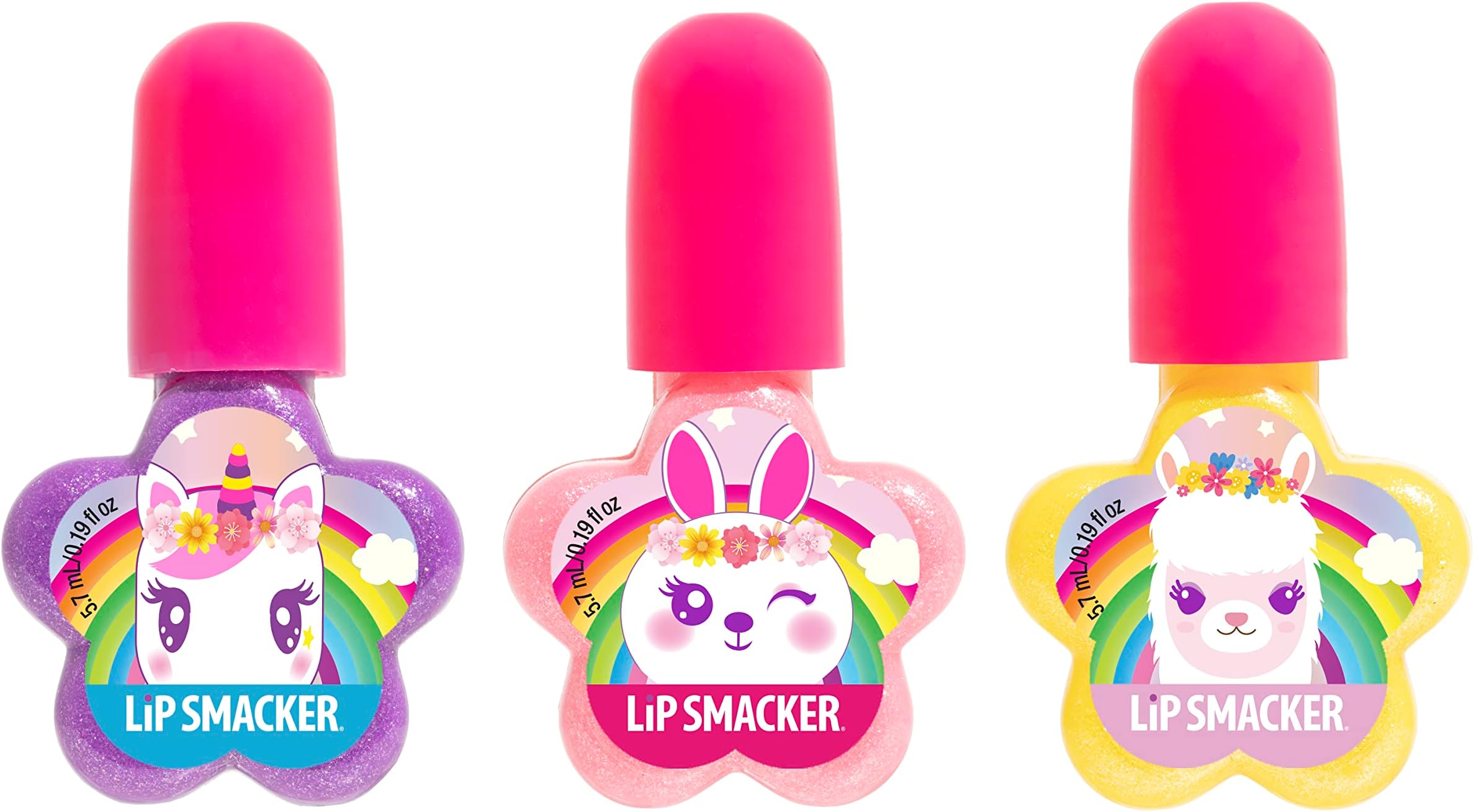 Lip Smacker Nail Polish, 3 Moisturizing, Smoothing Soft Shine, Hydrating & Protecting Fun Flavors, Cruelty-Free & Vegan - Easter Unicorn