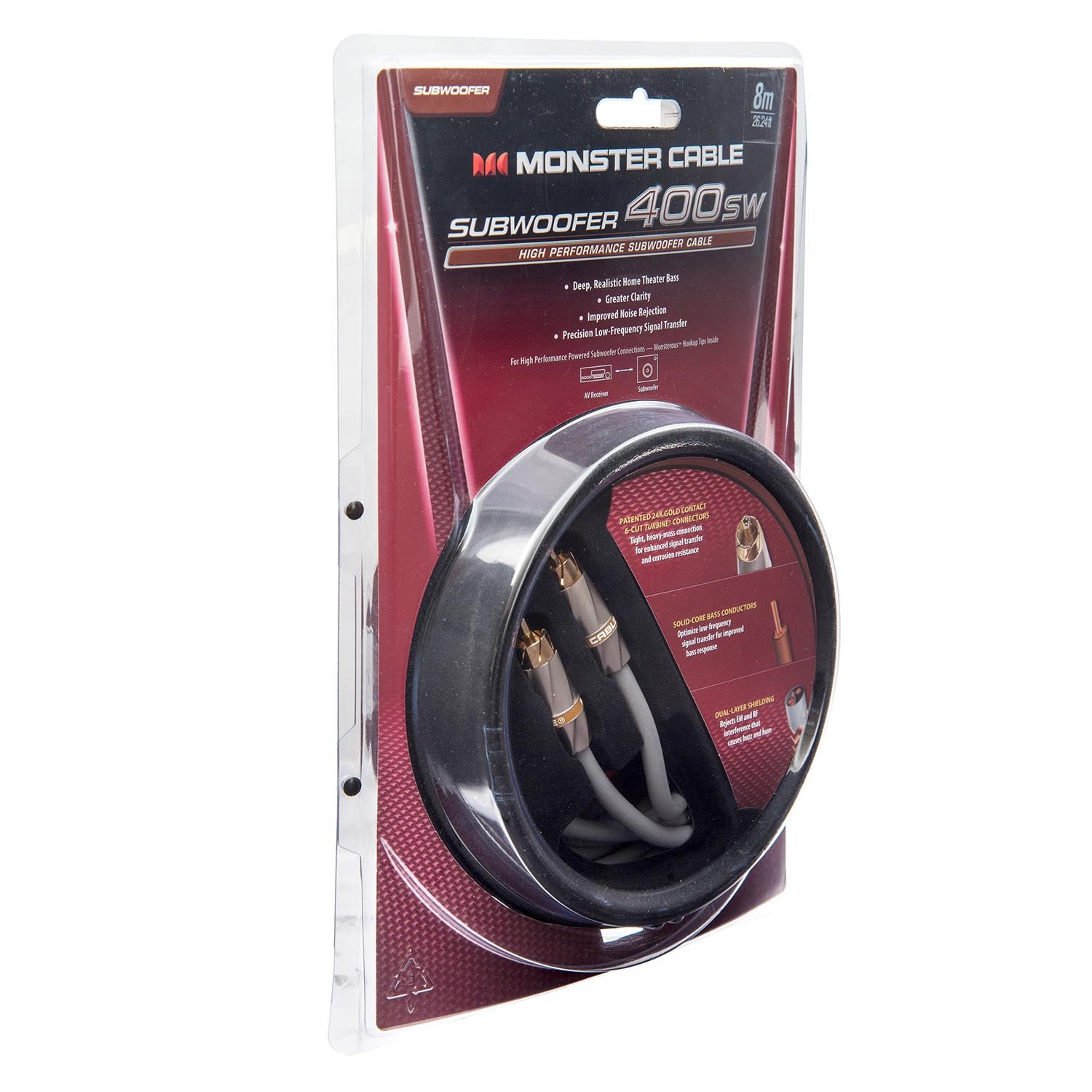 MONSTER(モンスター) Subwoofer 400SW 8mMC 400SW-8M : Amazon.in