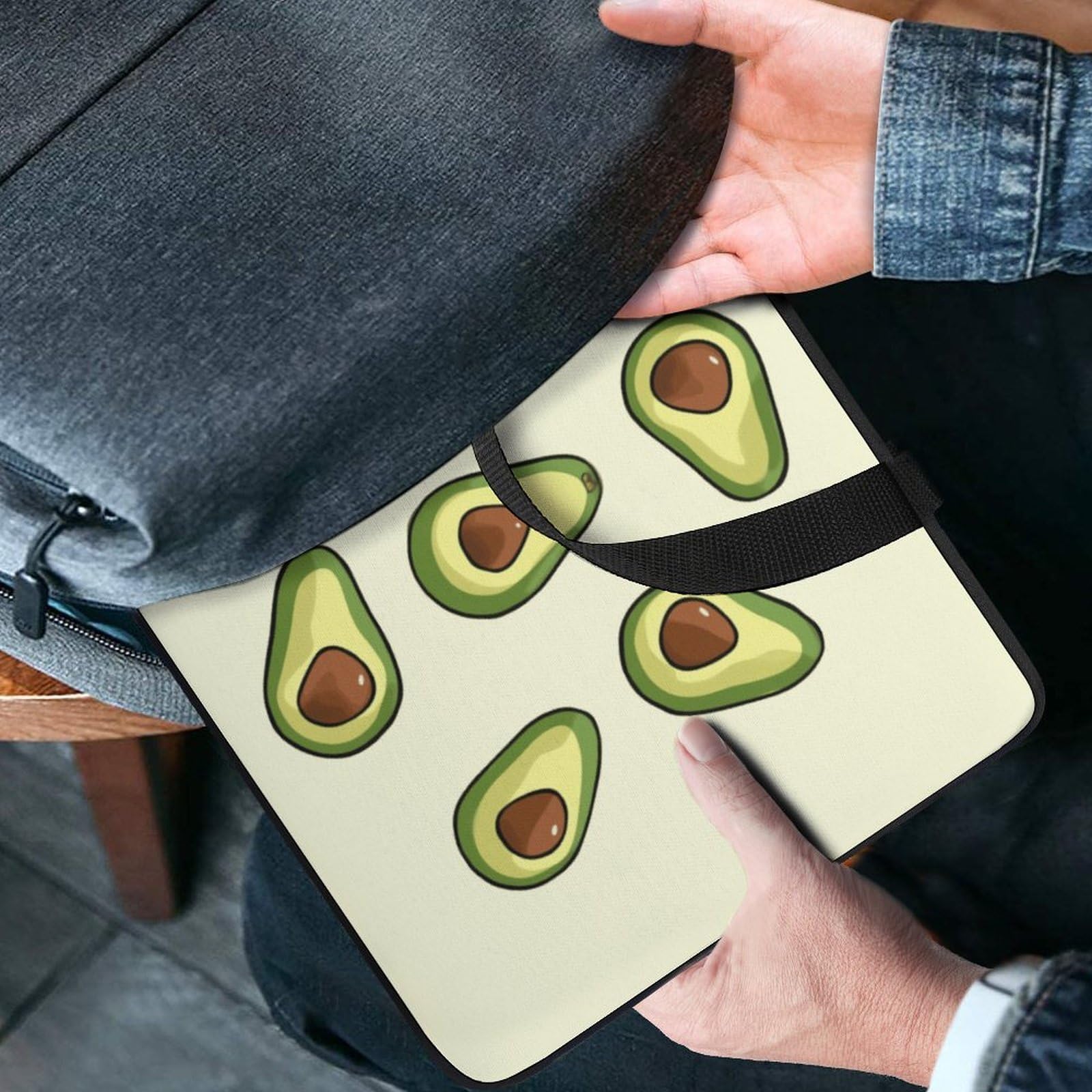 Custodia per laptop da 17", ultra sottile, leggera e impermeabile, in neoprene resistente, con cinghia da polso