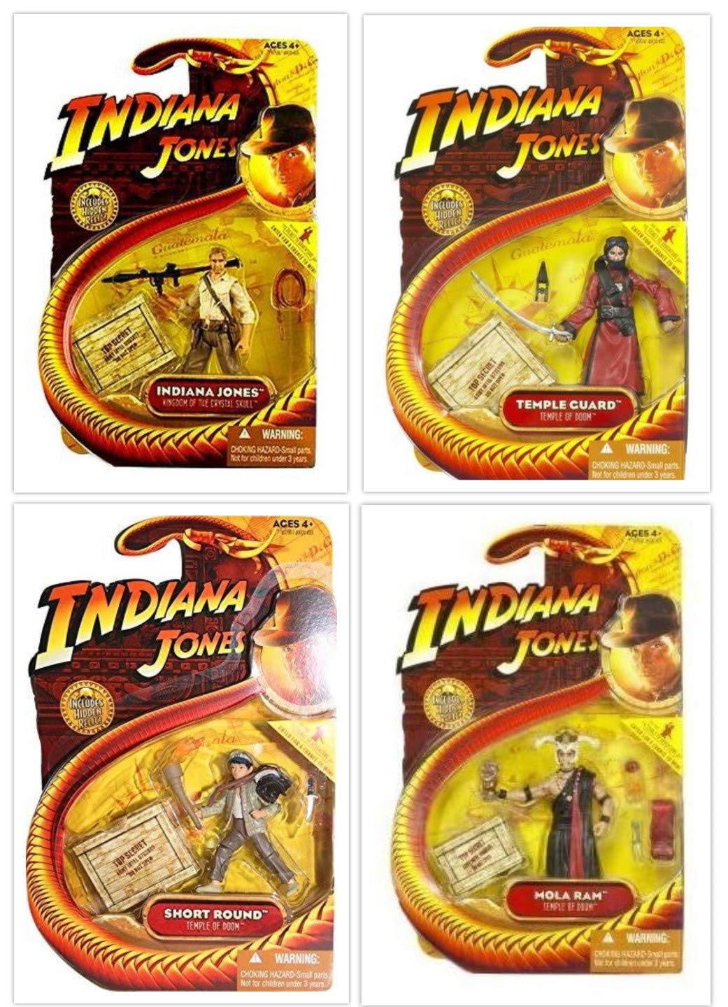Indiana Jones 4 Piece Action Figure Lot With Crystal Skull | Desertcart  Seychelles, image size:1041x1440
