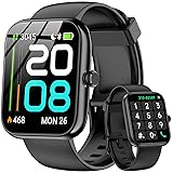 Mikego Smart Watch with Alexa Built-in, 1.83' HD Touchscreen & Fitness Tracker with Message Call Function,