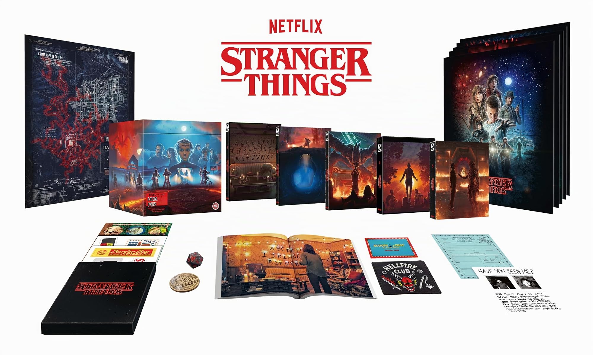 Stranger Things: The Complete Series | Deluxe Edition 4K UHD [Blu-ray] [Region Free]