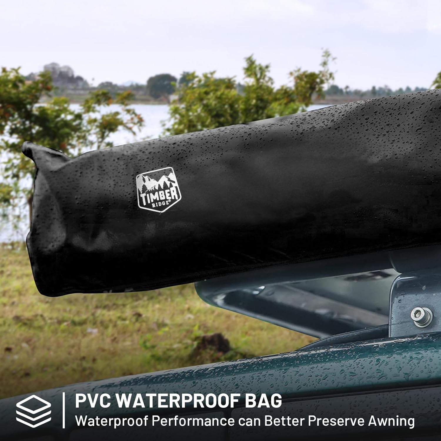 TIMBER RIDGE Car Awning Camper Awning 8.2X6.5ft Truck Awning Waterproof PU10000mm UV50+ Rooftop Overland Camping, Retractable Side Awning Awning Tent Shade for Car/SUV/Truck/Van, Beige TIMBER RIDGE Car Awning Camper Awning 8.2X6.5ft Truck Awning Waterproof PU10000mm UV50+ Rooftop Overland Camping, Retractable Side Awning Awning Tent Shade for Car/SUV/Truck/Van, Beige