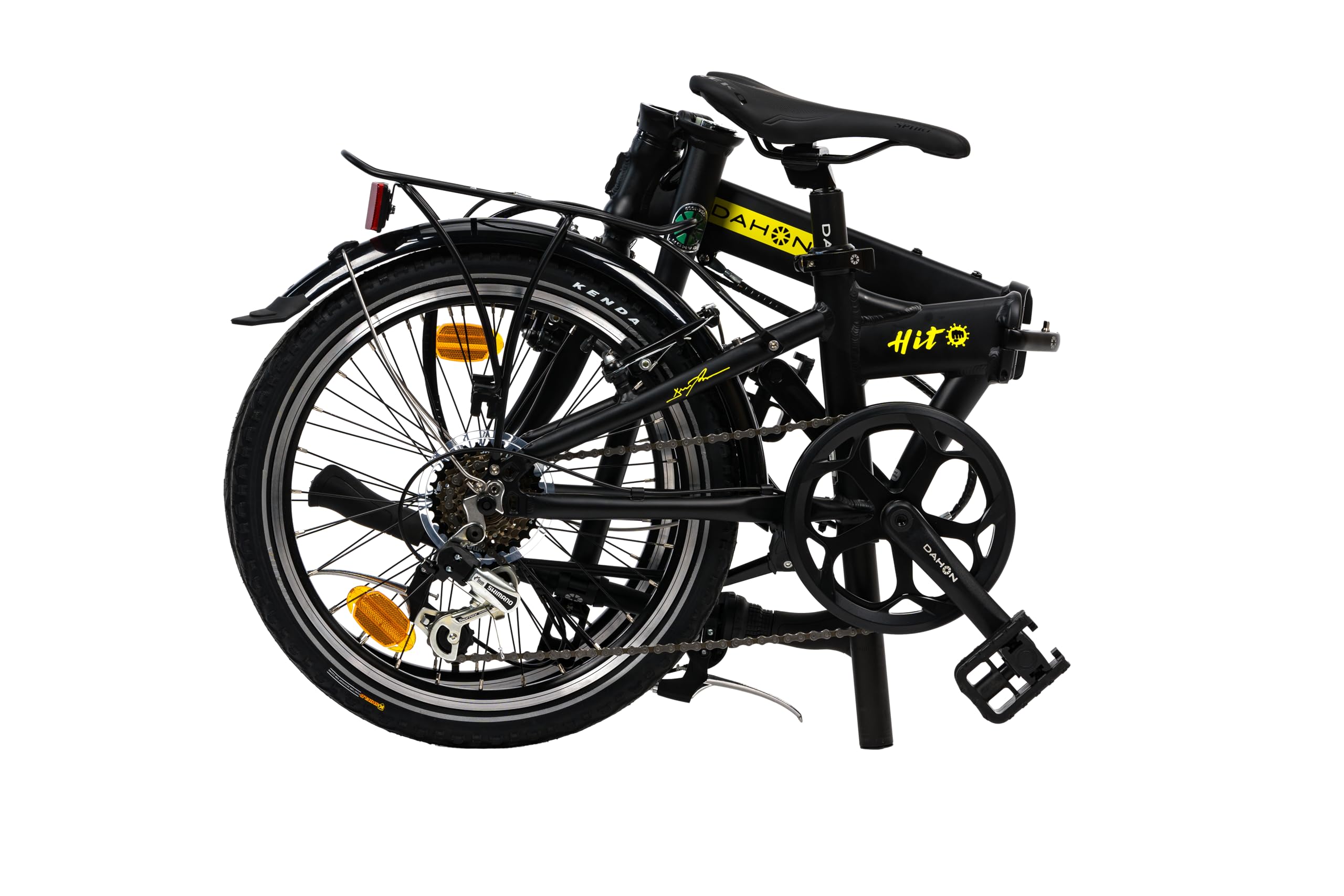 Dahon HIT Bicicletta Pieghevole 20 Pollici Adulti 6 Velocità Freni a V Sistema di Piegatura Rapido, Cyclette Portatile Alluminio Città Folding Bike Unisex